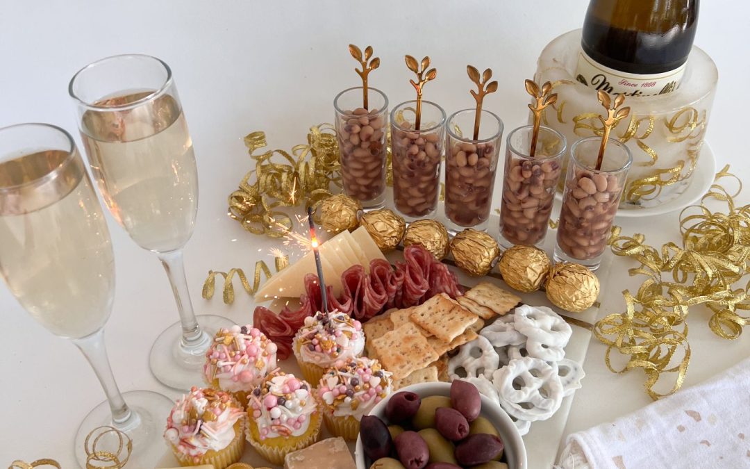 New Year Sparkle Charcuterie Board
